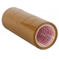 Self Adhesive Carton Packing High Strength Tape (Brown, 2inch/48mm x 65m) - Pack of 6 