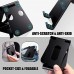 Aluminum Adjustable Mobile Phone Foldable Holder Stand Dock Mount for All Smartphones, Tabs, Kindle, iPad (Black)