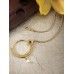 Gold Plated Traditional Ethnic Bridal Clip on Nose Ring/Nath