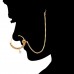 Gold Plated Traditional Ethnic Bridal Clip on Nose Ring/Nath