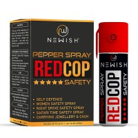 Powerful Pepper Spray Self Defence for Women Shots 50 (35 gm / 55 ml) (Red)