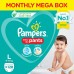 Pampers Pants, Large size baby diapers (L) 64 Count, Anti Rash diapers, Lotion with Aloe Vera