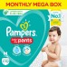 Pampers Pants, Large size baby diapers (L) 64 Count, Anti Rash diapers, Lotion with Aloe Vera