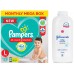 Pampers Pants, Large size baby diapers (L) 64 Count, Anti Rash diapers, Lotion with Aloe Vera