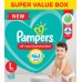 Pampers Pants, Large size baby diapers (L) 64 Count, Anti Rash diapers, Lotion with Aloe Vera