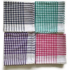 Kitchen-Cleaning Dusting Cloth Table Napkin Multipurpose Kitchen Towel (Multi-Coloured)-Pack of 12 (18X18 INCH)